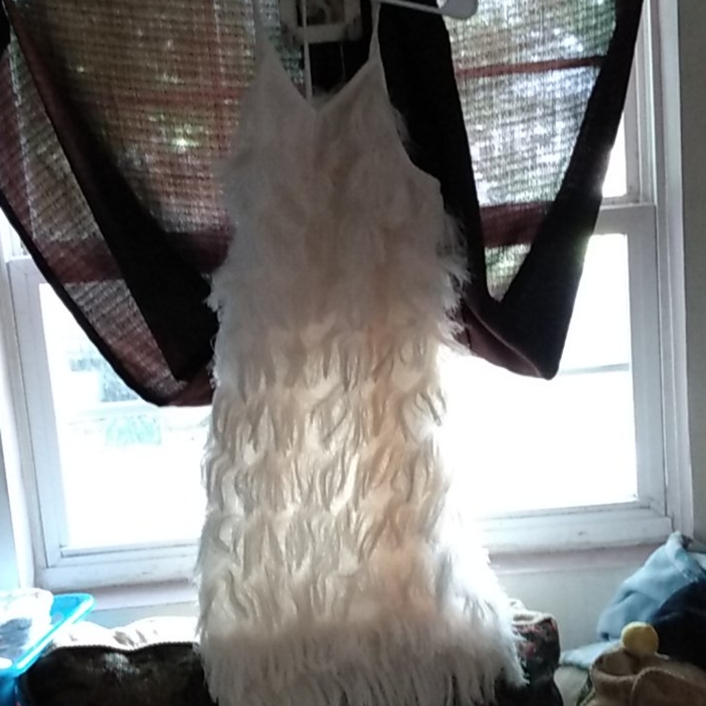 Lnk white flapper dress